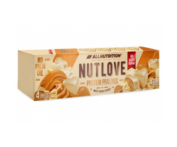 Nut Love 4Pieces - 48g White Choco Peanut (Поштучно)