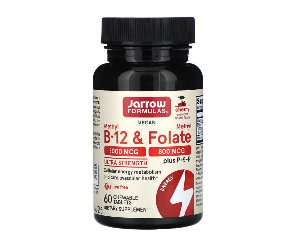 Methyl B-12 & Methyl Folate - 60 tabs