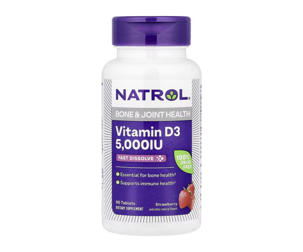Vitamin D3 5,000 IU - 90 tabs