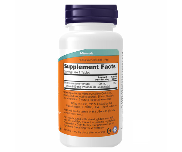 Potassium Gluconate 99mg - 100 tabs