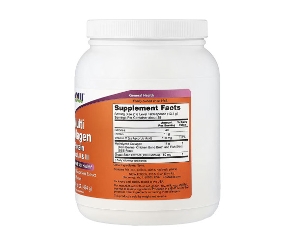 Multi Collagen Protein - 454g Unflavored