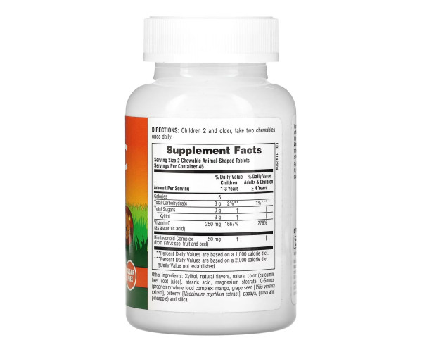 Kids Vit C Chewable Sugarfree - 90 tabs