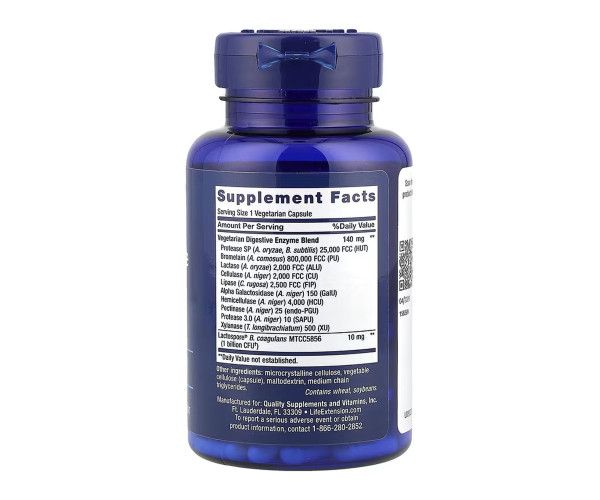 Enhanced Super Digestive Enzymes and Probiotics - 60 vcaps