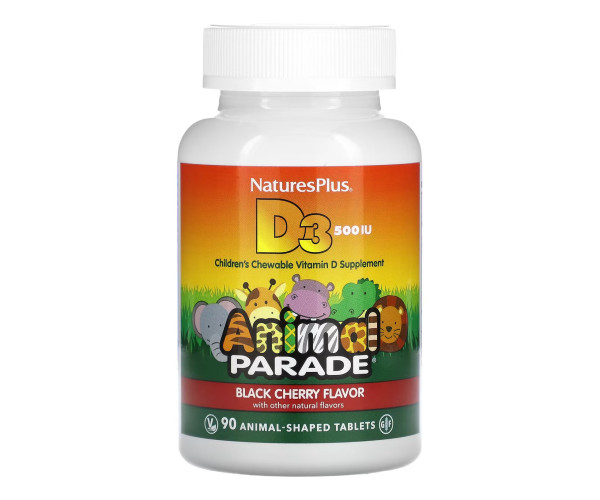 Kids Vit D3 Chewable 500 IU - 90 tabs