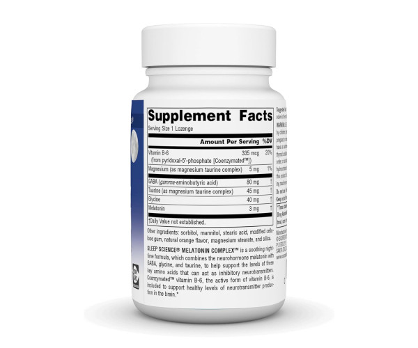 Sleep Science® Melatonin Complex™ 3 mg - 50 lozenges Orange