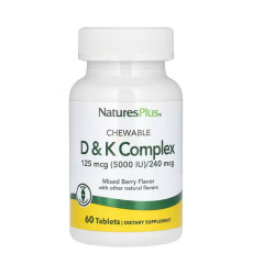 VIT D & K Complex 125mcg 5000 IU/ 240 mcg - 60 tabs