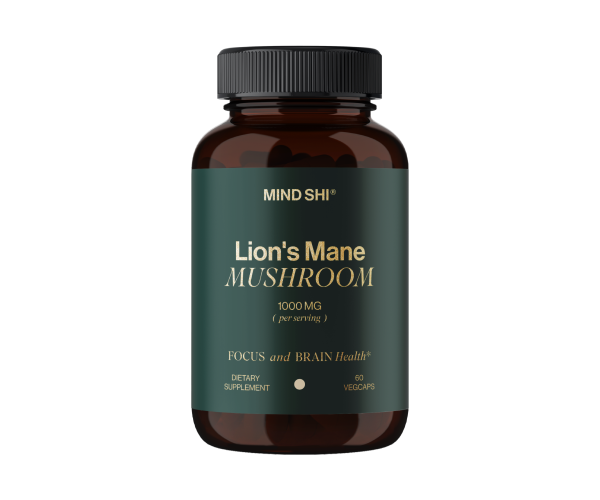 Lion's Mane Mushroom 1000 mg - 60 vegcaps (До 10.26)