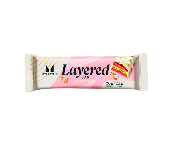 Layered Bar - 60g Vanilla Birthday Cake (Поштучно)