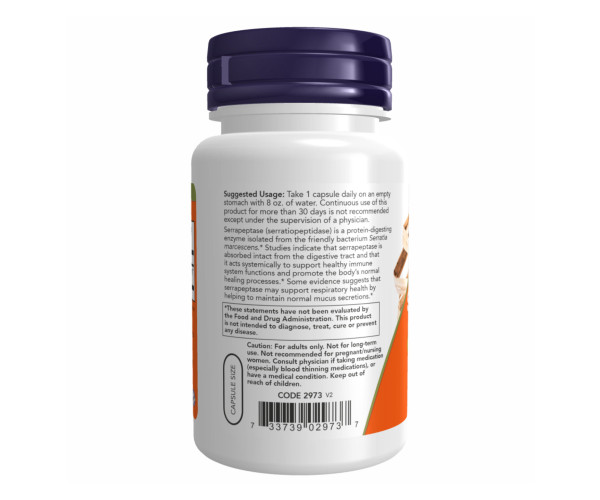 Serrapeptase 60,000 Units - 60 vcaps