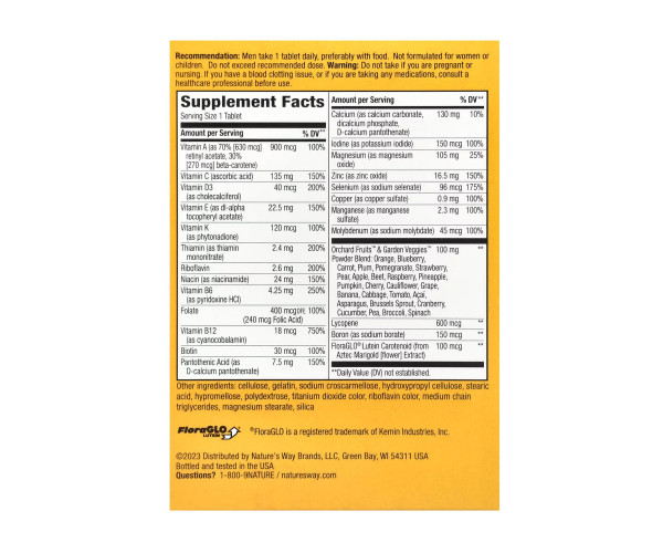 Men's Complete Multivitamin - 50 tabs