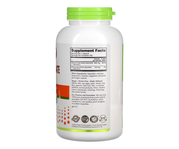 Sodium Ascorbate - 250 caps