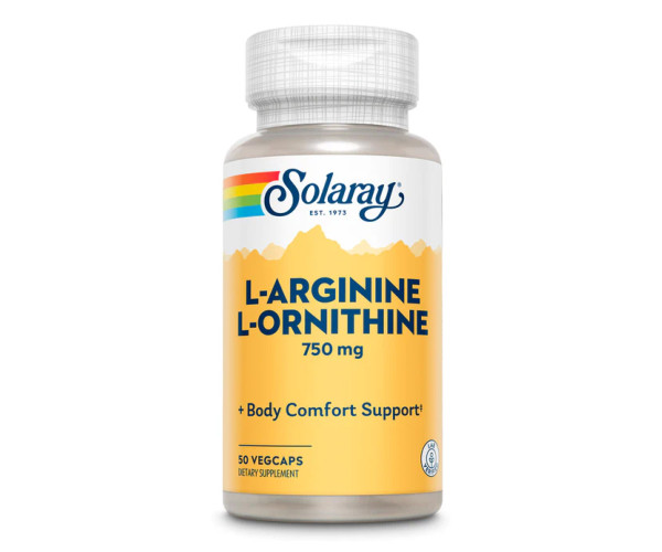 L-Arginine L-Ornithine 750mg - 50 vcaps