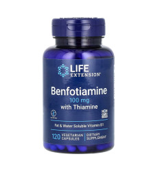 Benfotiamine with Thiamine	100 mg - 120 vcaps
