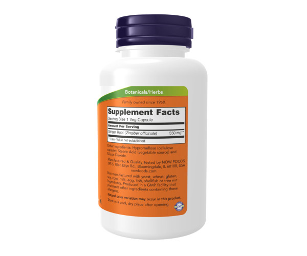 Ginger Root 550mg - 100 vcaps