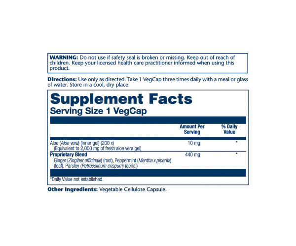 Aloe Vera Gel 2000mg - 100 vcaps