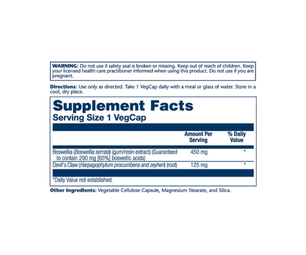 Boswellia Resin Extract 450mg - 60 vcaps